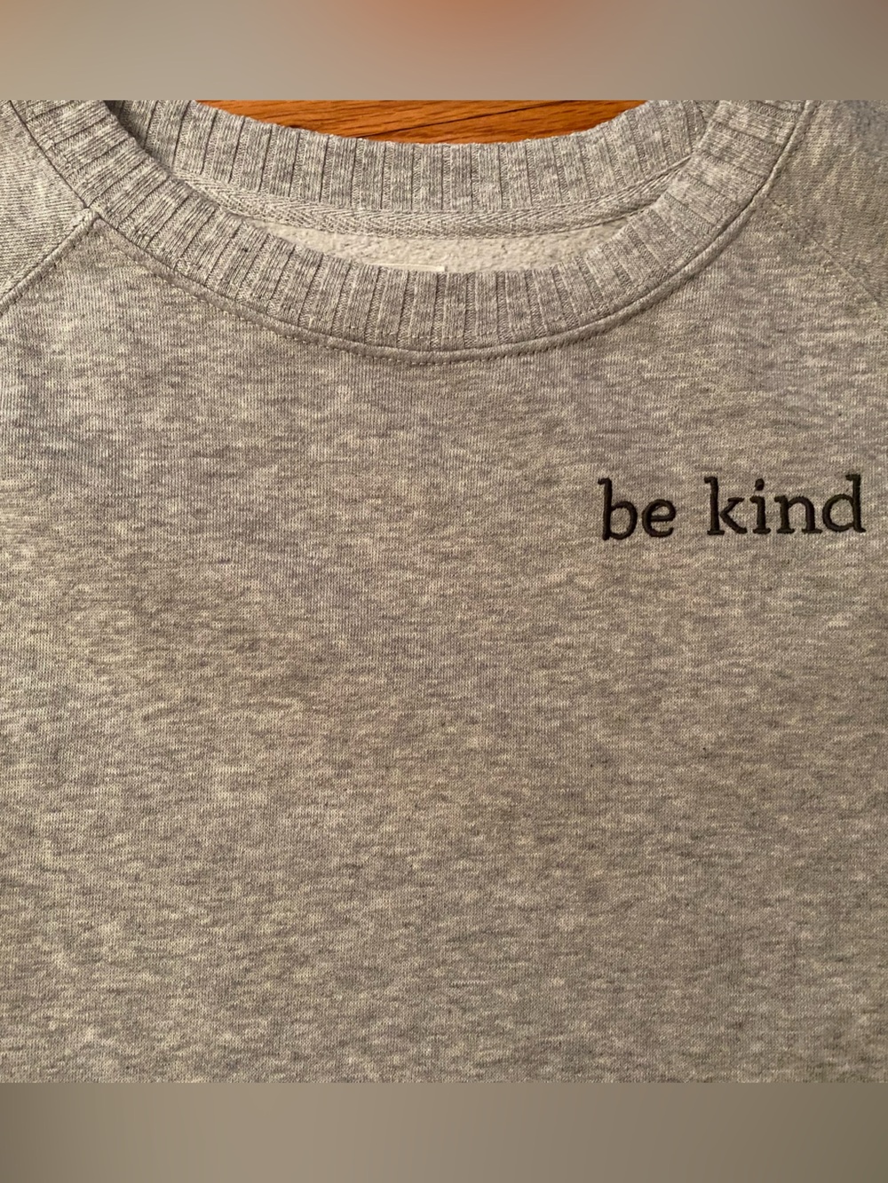 GUC Maurices Willowsoft Be Kind Sweatshirt Cotton Blend Top Gray Large - Picture 3 of 10